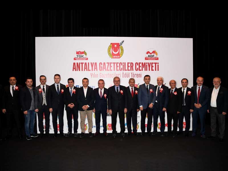 Antalya Gazeteciler Cemiyeti Ödül Töreni 01