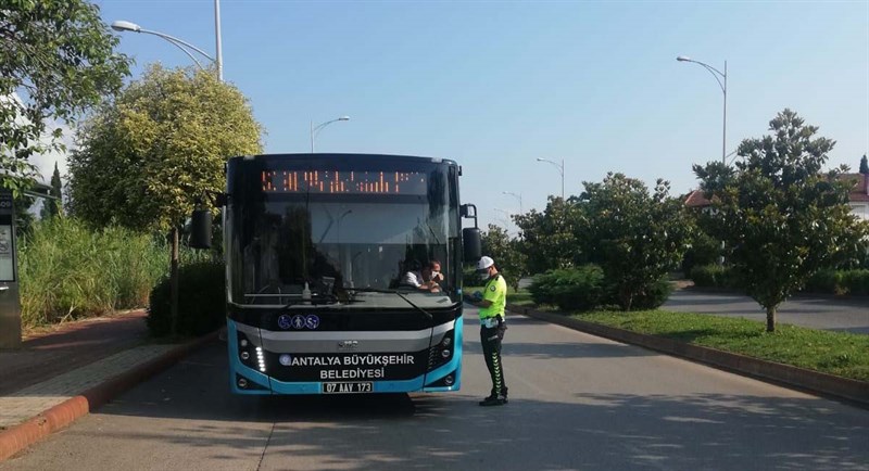antalya da toplu tasimada siki denetim