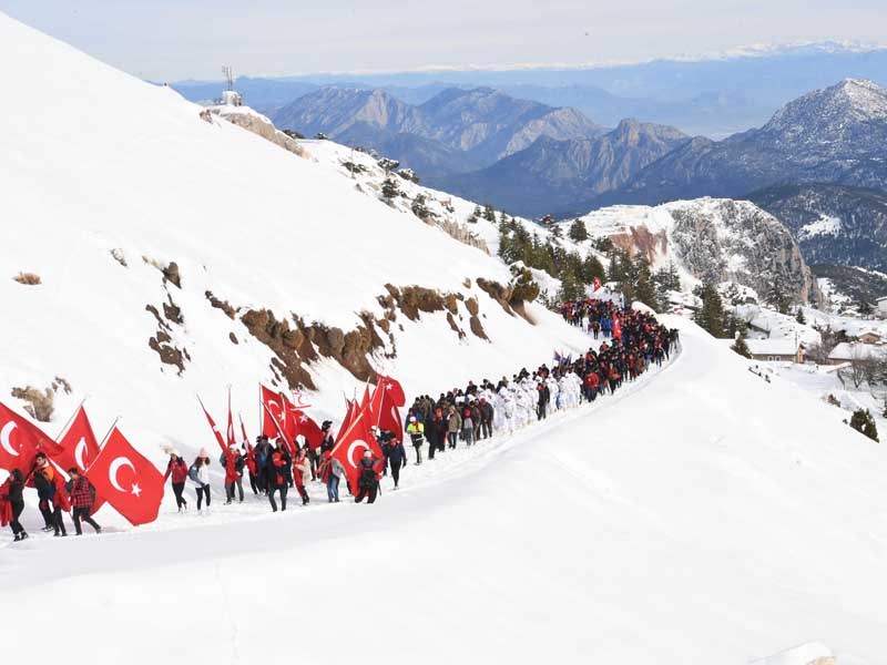 Antalya Sarıkamış Şehitleri İçin Yürüdü 02