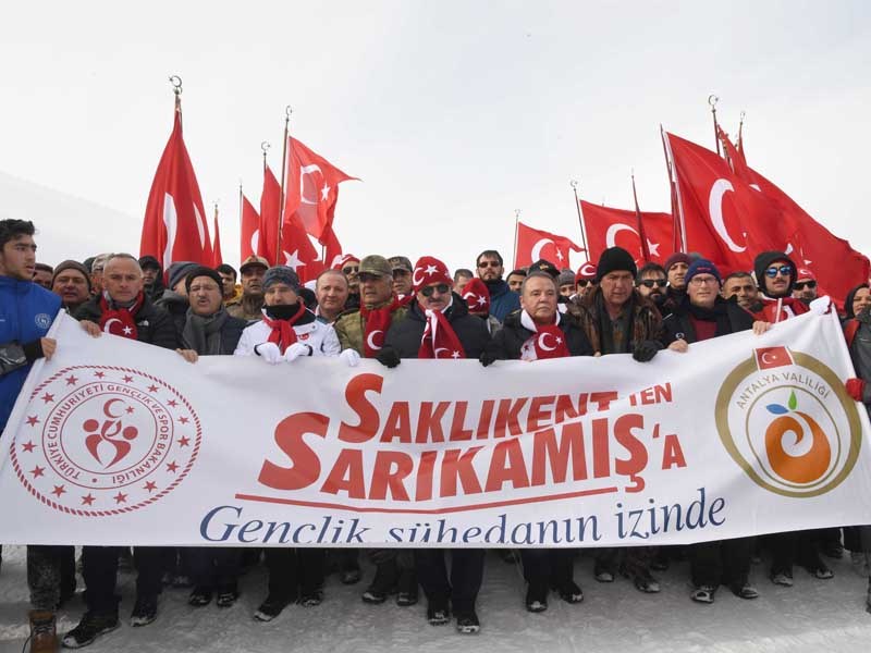 Antalya Sarıkamış Şehitleri İçin Yürüdü 04