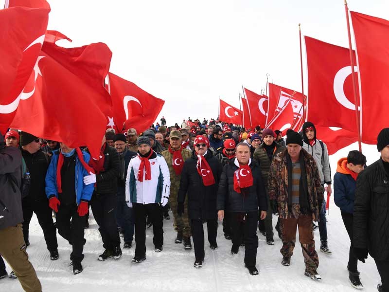 Antalya Sarıkamış Şehitleri İçin Yürüdü 05