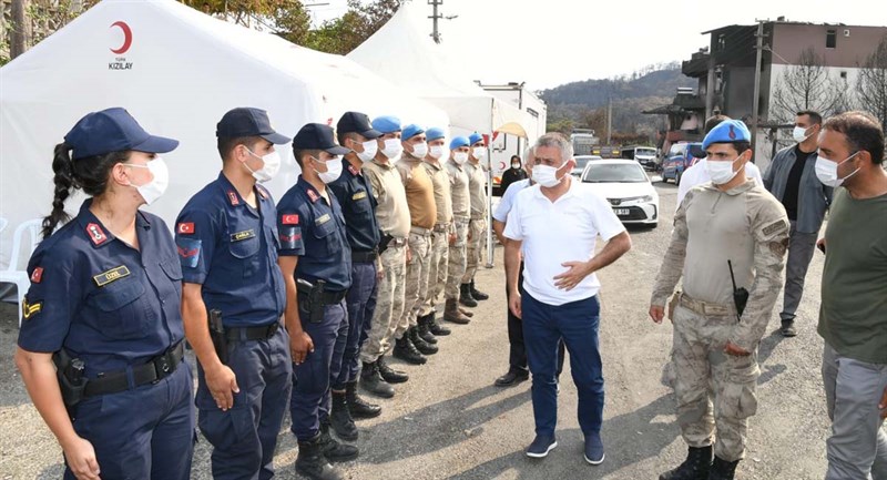 Yangnda Hasar Gren Mahalleleri Ziyaret 12