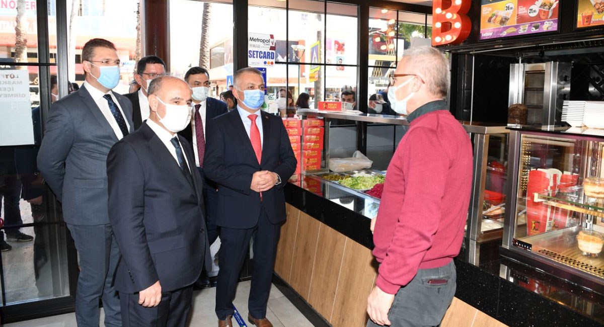 07 vali yazıcı ve emniyet genel müdürü aktaş antalya da koronavirüs denetimi gerçekleştirdi