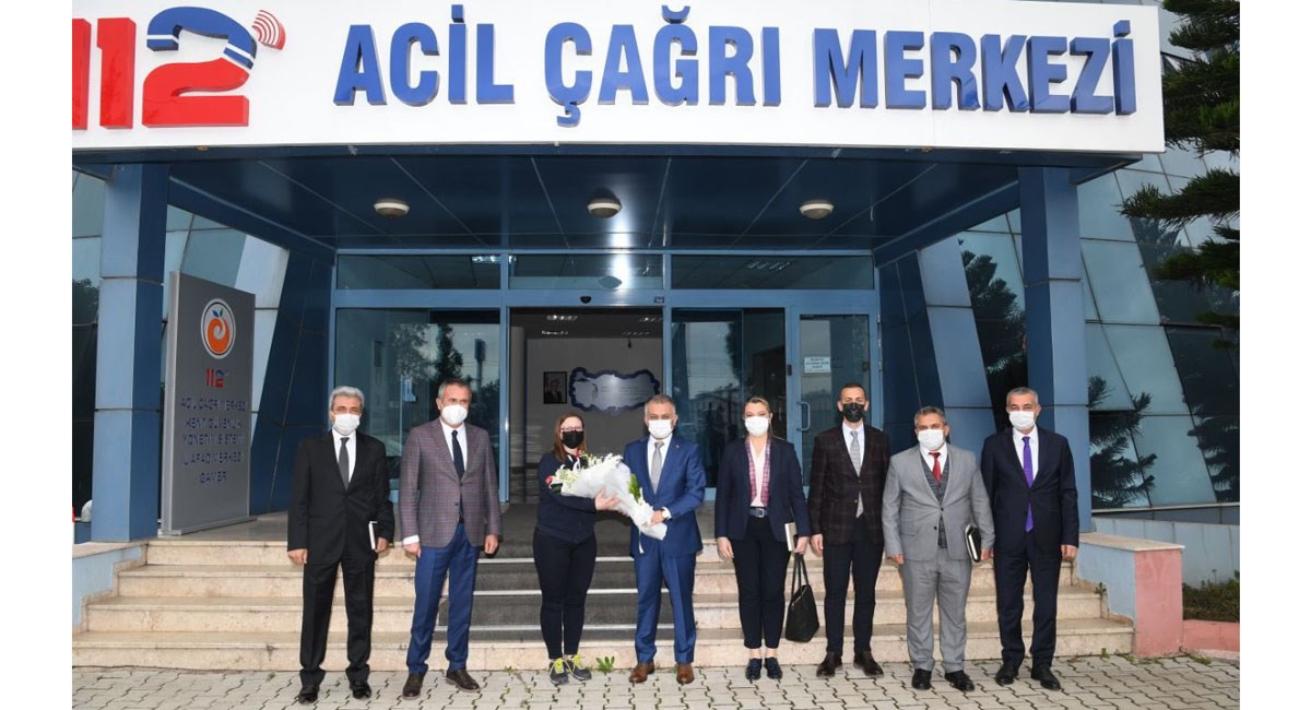 04 vali yazıcı 112 günü münasebetiyle gerçekleştirilen toplantıya katıldı