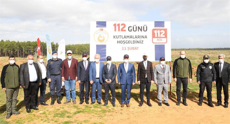 08 vali yazıcı 112 günü münasebetiyle gerçekleştirilen toplantıya katıldı