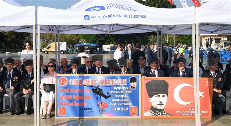 Gaziler Gününün 101 inci Yıldönümü Antalya da Törenlerle Kutlandı 10