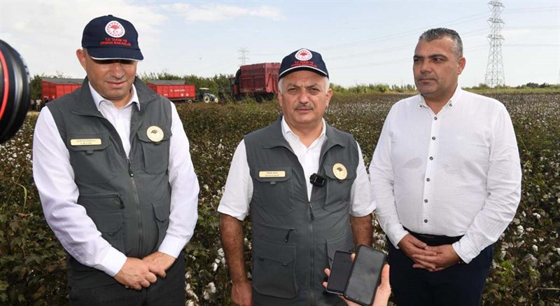 Antalyada Pamukta İlk Hasat Vali Yazıcı dan 04