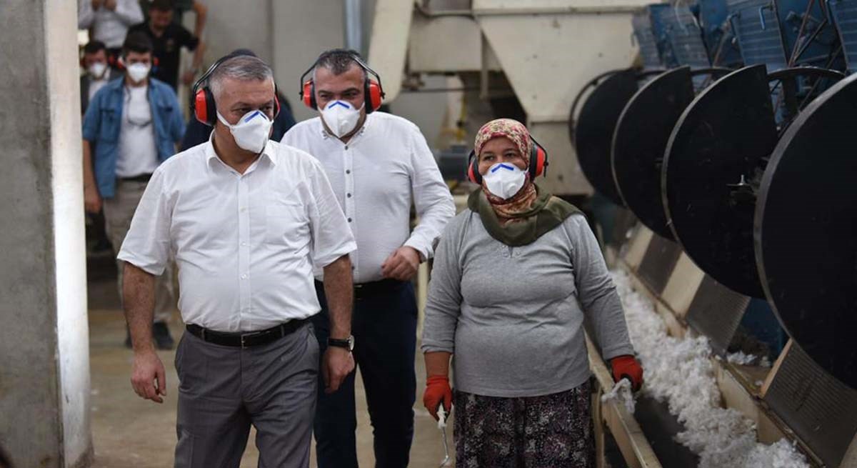 Antalyada Pamukta İlk Hasat Vali Yazıcı dan 07