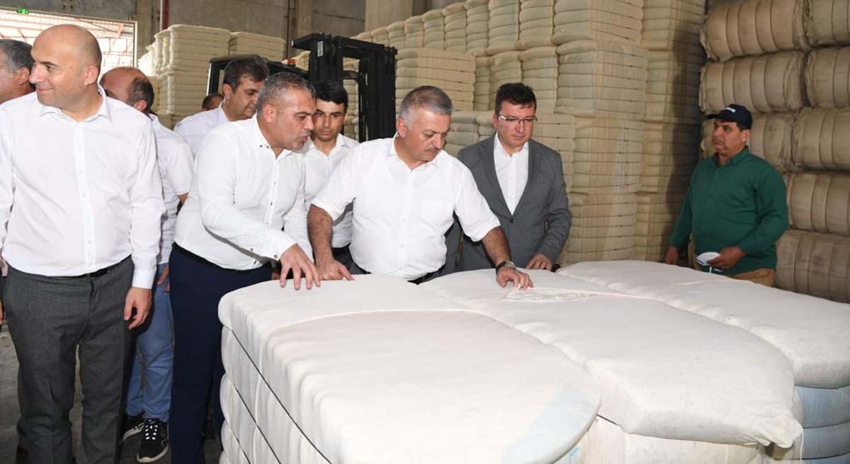 Antalyada Pamukta İlk Hasat Vali Yazıcı dan 09