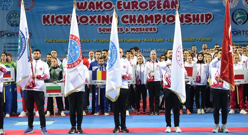 WAKO Avrupa Kick Boks Şampiyonası Antalyada Başladı 01