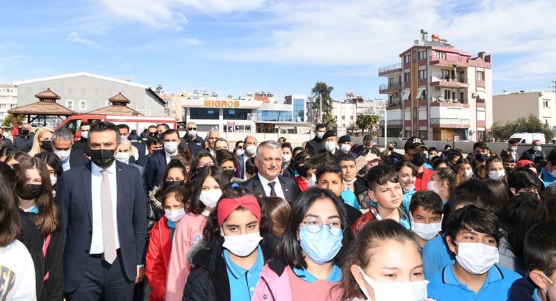 Vali Yazıcı Deprem Anı ve Tahliye Tatbikatına Katıldı 06