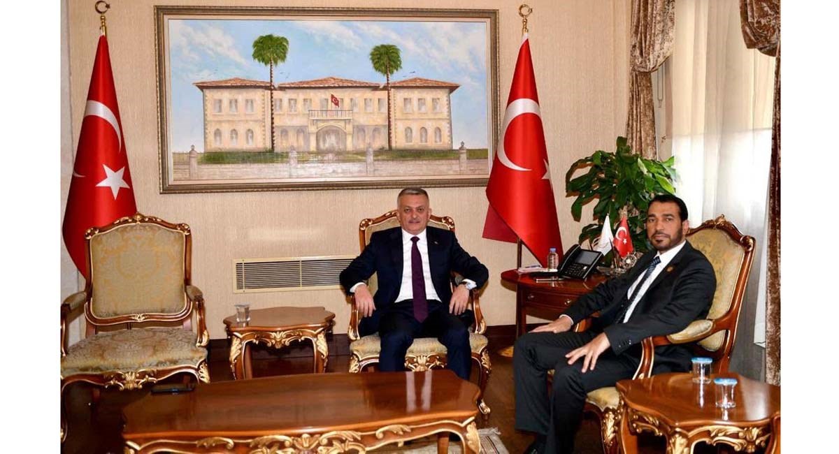 BAE Büyükelçisi Al-Dhaheri Vali Yazıcı yı Ziyaret Etti 01