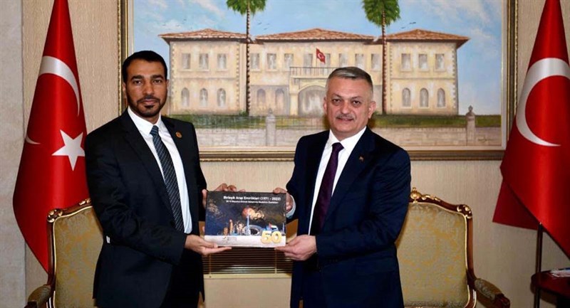 BAE Büyükelçisi Al-Dhaheri Vali Yazıcı yı Ziyaret Etti 02