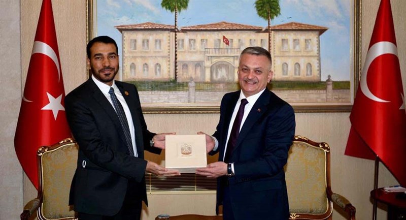 BAE Büyükelçisi Al-Dhaheri Vali Yazıcı yı Ziyaret Etti 03