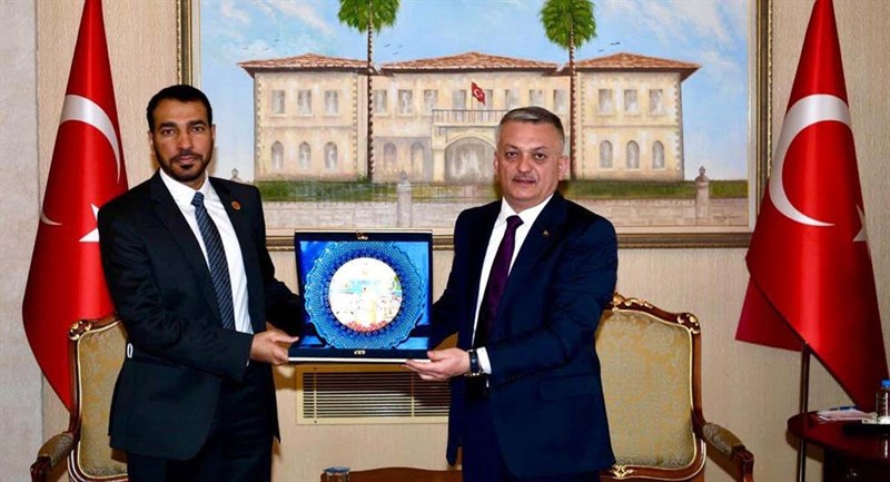 BAE Büyükelçisi Al-Dhaheri Vali Yazıcı yı Ziyaret Etti 04