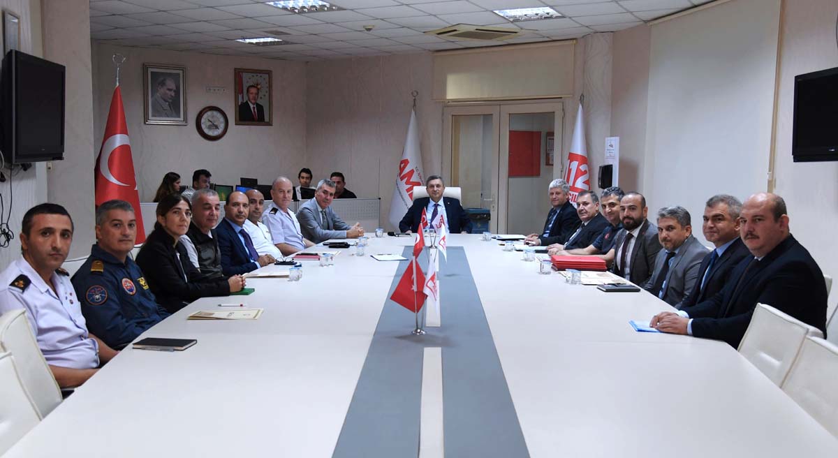 112 Acil Çağrı Hizmetleri İl Koordinasyon Komisyonu Toplantısı 01