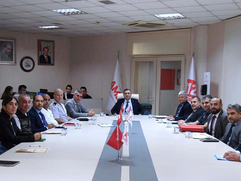 112 Acil Çağrı Hizmetleri İl Koordinasyon Komisyonu Toplantısı Gerçekleştirildi