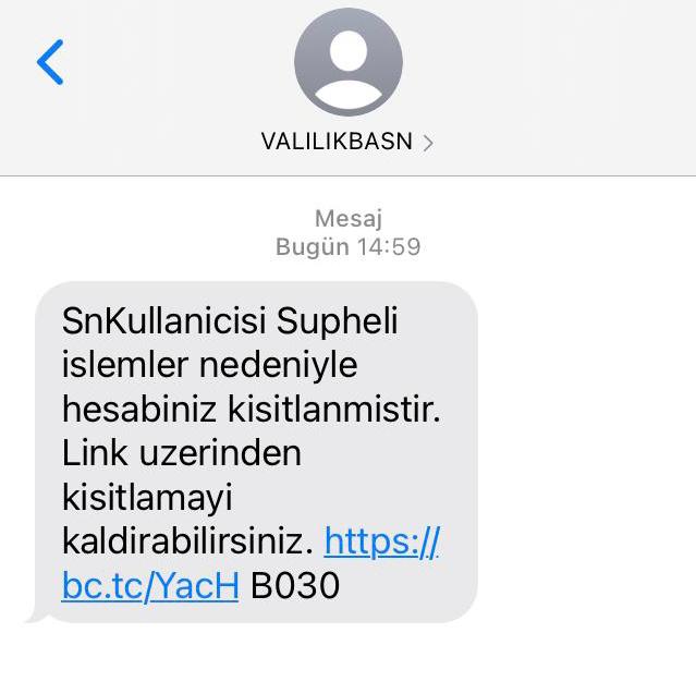 Basın Açıklaması - Kısa Mesaj Hakkında