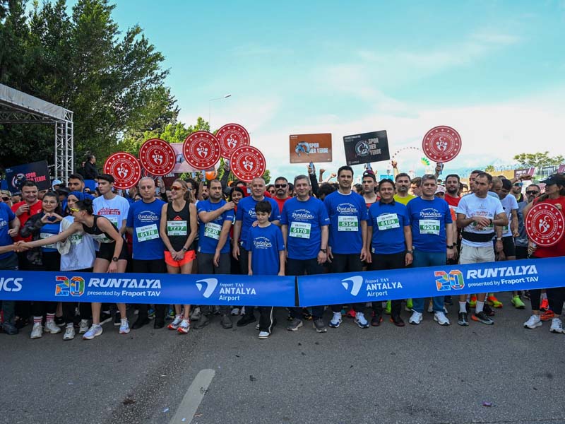 20. Uluslararası Runtalya Maratonu Antalya’da Başladı