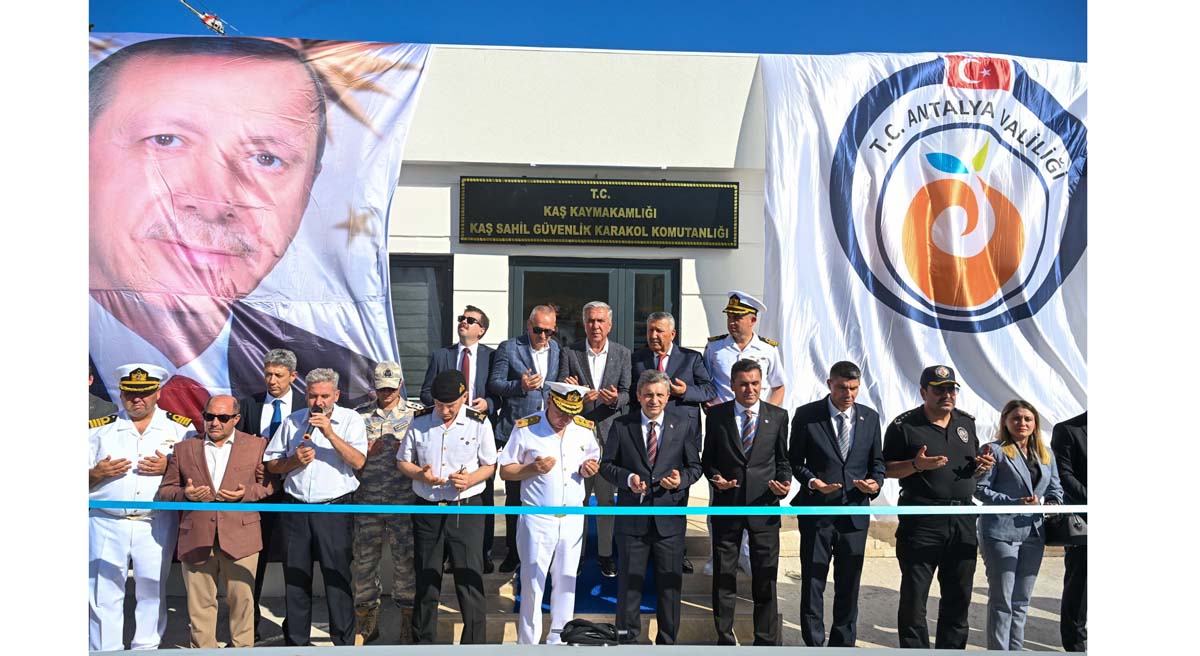 Kaş Sahil Güvenlik Karakol Komutanlığı Yeni Hizmet Binası Açılış Töreni 04